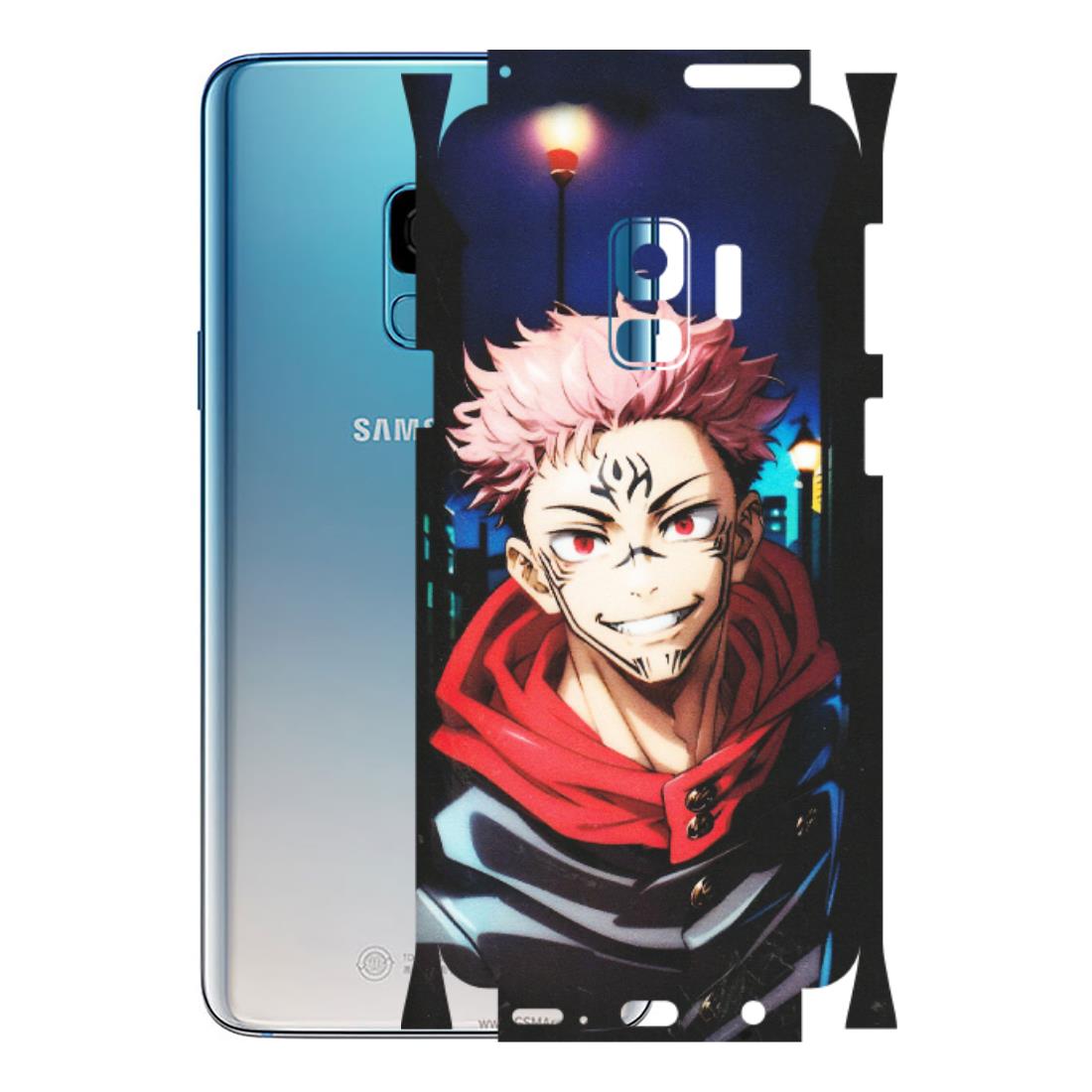 Samsung A/S Series Phone Skins (All Models) - Yuji Itadori Funny Face Anime - Matte Finish (M-152) Samsung Galaxy S9
