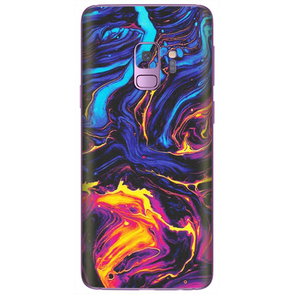 Samsung A/S Series Phone Skins (All Models) - Abstract Paint Classy - Matte Finish (M-15) Samsung Galaxy S9