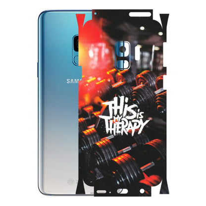 Samsung A/S Series Phone Skins (All Models) - GYM Lover Therapy - Matte Finish (M-160) Samsung Galaxy S9