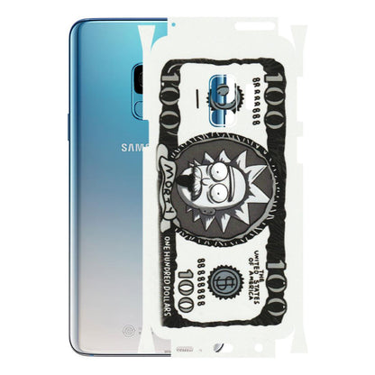 Samsung A/S Series Phone Skins (All Models) - Rick And Morty Hundred Dollar Anime - Matte Finish (M-161) Samsung Galaxy S9