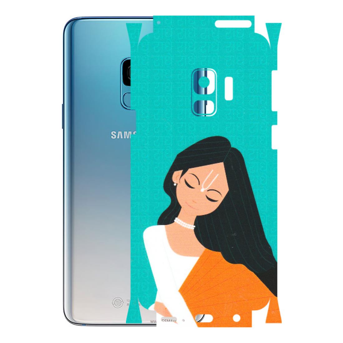 Samsung A/S Series Phone Skins (All Models) - Radhe Radhe With Hindu Symbol - Matte Finish (M-164) Samsung Galaxy S9