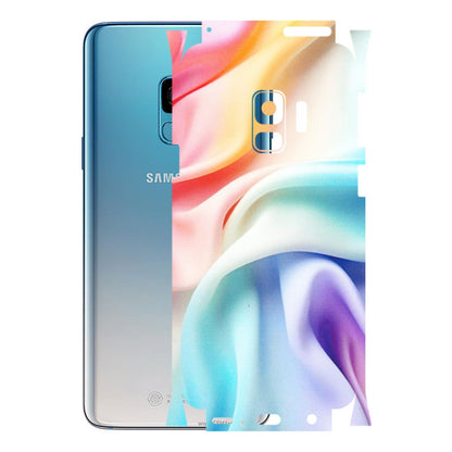 Samsung A/S Series Phone Skins (All Models) - Colourful Silk Cloth - Matte Finish (M-165) Samsung Galaxy S9