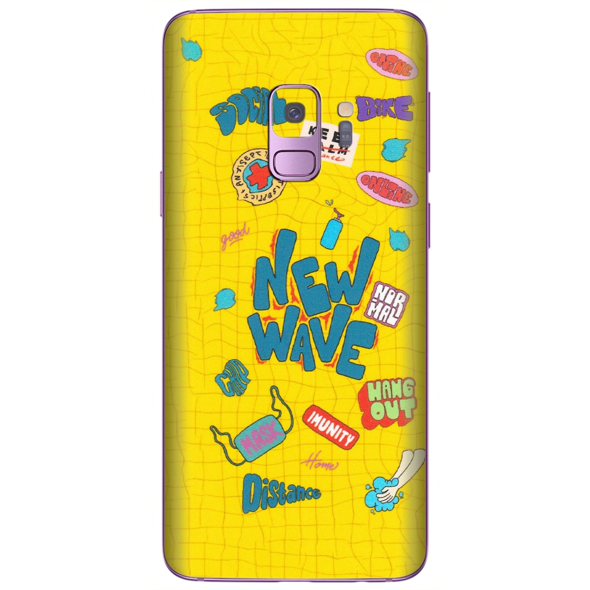 Samsung A/S Series Phone Skins (All Models) - New Wave Life - Matte Finish (M-17) Samsung Galaxy S9
