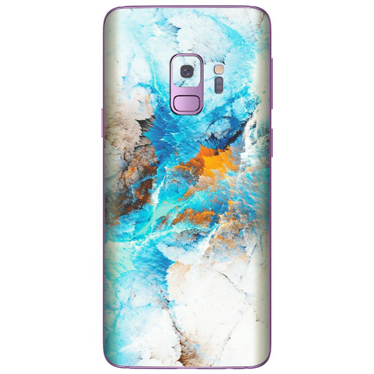 Samsung A/S Series Phone Skins (All Models) - Blue Waves Abstract - Matte Finish (M-19) Samsung Galaxy S9