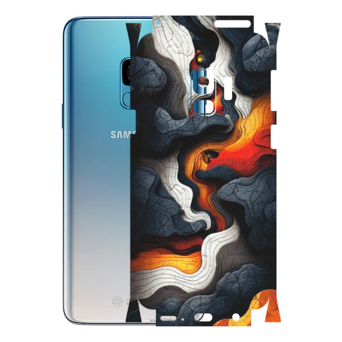 Samsung A/S Series Phone Skins (All Models) - Abstract Volcanic Layers - Matte Finish (M-52) Samsung Galaxy S9
