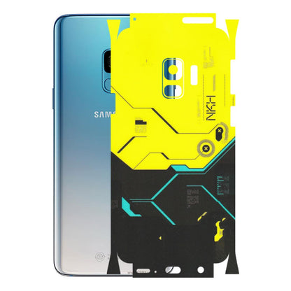 Samsung A/S Series Phone Skins (All Models) - Black Yellow Technica - Matte Finish (M-53) Samsung Galaxy S9