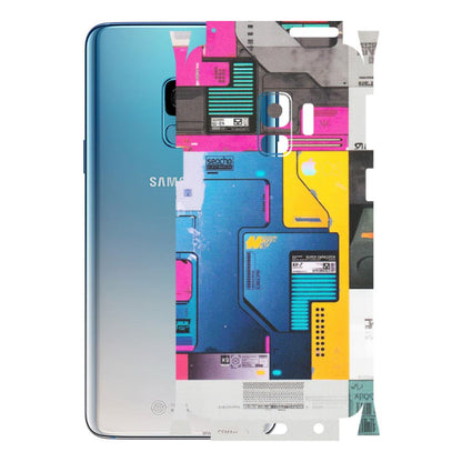 Samsung A/S Series Phone Skins (All Models) - Colourfull Motherboard Internals - Matte Finish (M-55) Samsung Galaxy S9