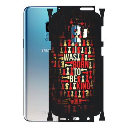 Samsung A/S Series Phone Skins (All Models) - Born To Be King - Matte Finish (M-73) Samsung Galaxy S9