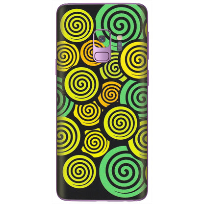 Samsung A/S Series Phone Skins (All Models) - Crazy Spiral - Matte Finish (M-91) Samsung Galaxy S9
