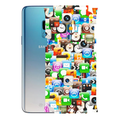 Samsung A/S Series Phone Skins (All Models) - All Apple Icons - Matte Finish (M-93) Samsung Galaxy S9