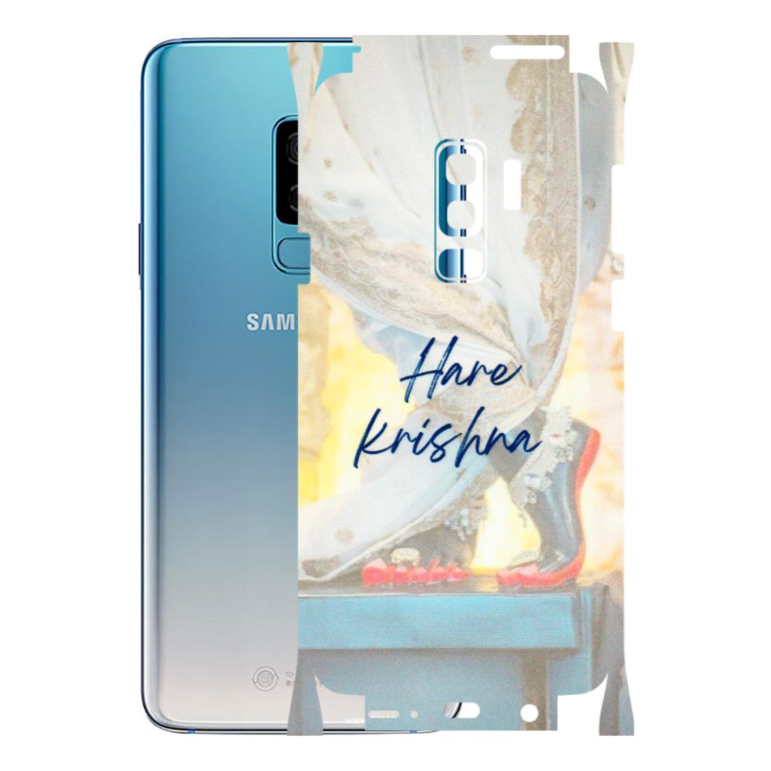 Samsung A/S Series Phone Skins (All Models) - Hare Krishna - 3D Embossed Finish (L-03) Samsung Galaxy S9 Plus