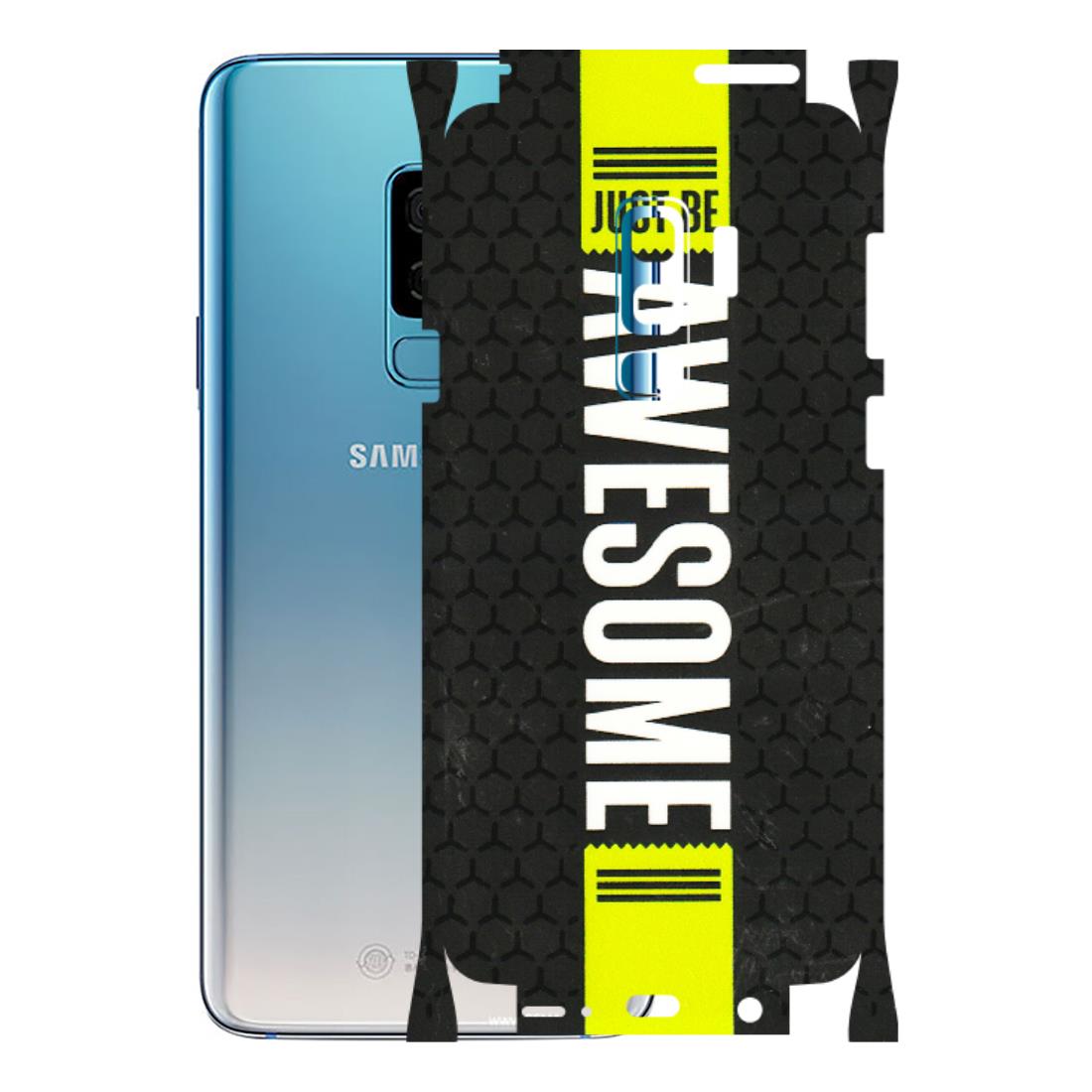 Samsung A/S Series Phone Skins (All Models) - Just Be Awesome - 3D Embossed Finish (L-101) Samsung Galaxy S9 Plus