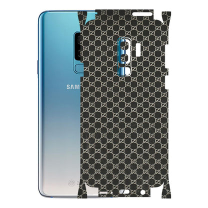 Samsung A/S Series Phone Skins (All Models) - Black G Print - 3D Embossed Finish (L-109) Samsung Galaxy S9 Plus