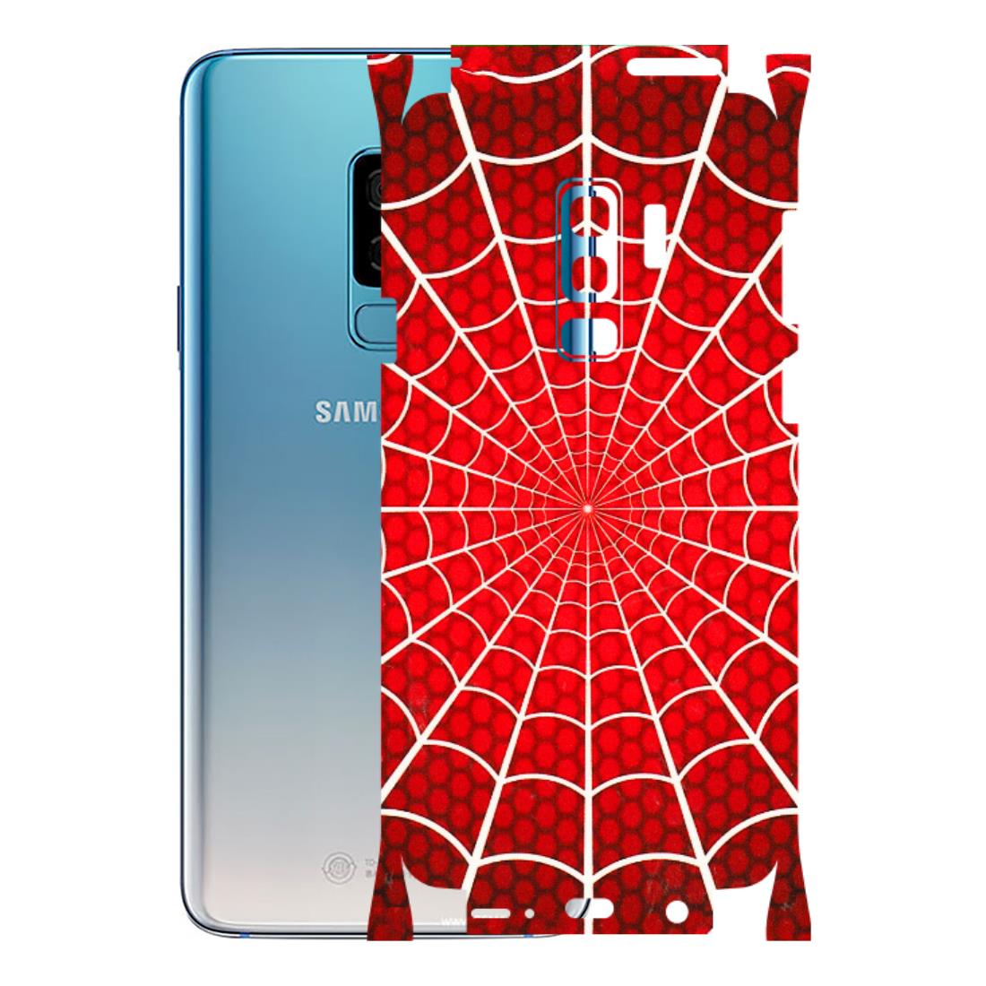 Samsung A/S Series Phone Skins (All Models) - Classic Spidey Web - 3D Embossed Finish (L-115) Samsung Galaxy S9 Plus