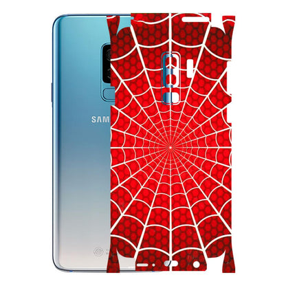 Samsung A/S Series Phone Skins (All Models) - Classic Spidey Web - 3D Embossed Finish (L-115) Samsung Galaxy S9 Plus