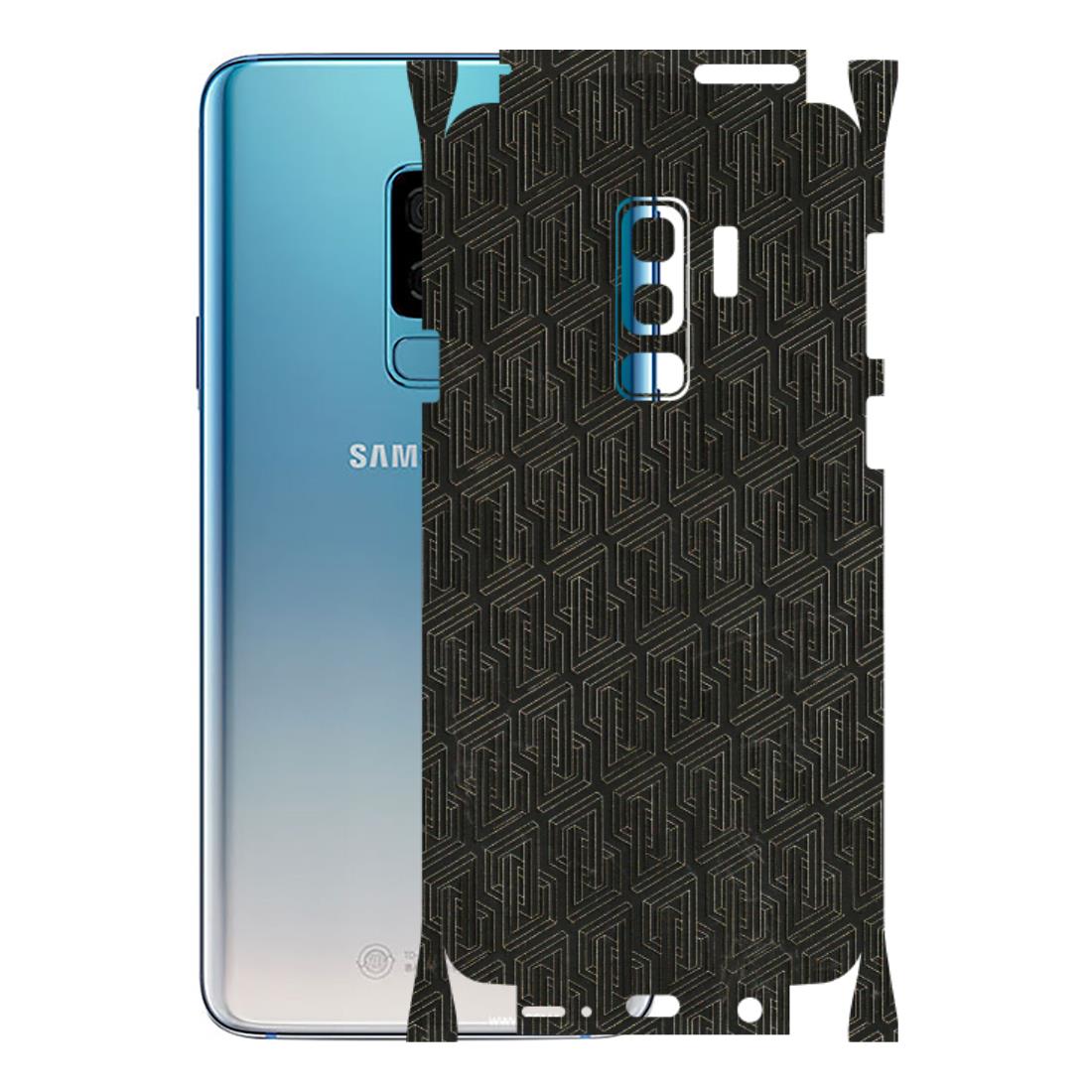 Samsung A/S Series Phone Skins (All Models) - Black Abstract Pattern - 3D Embossed Finish (L-117) Samsung Galaxy S9 Plus