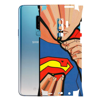 Samsung A/S Series Phone Skins (All Models) - Superman Sutta - 3D Embossed Finish (L-130) Samsung Galaxy S9 Plus