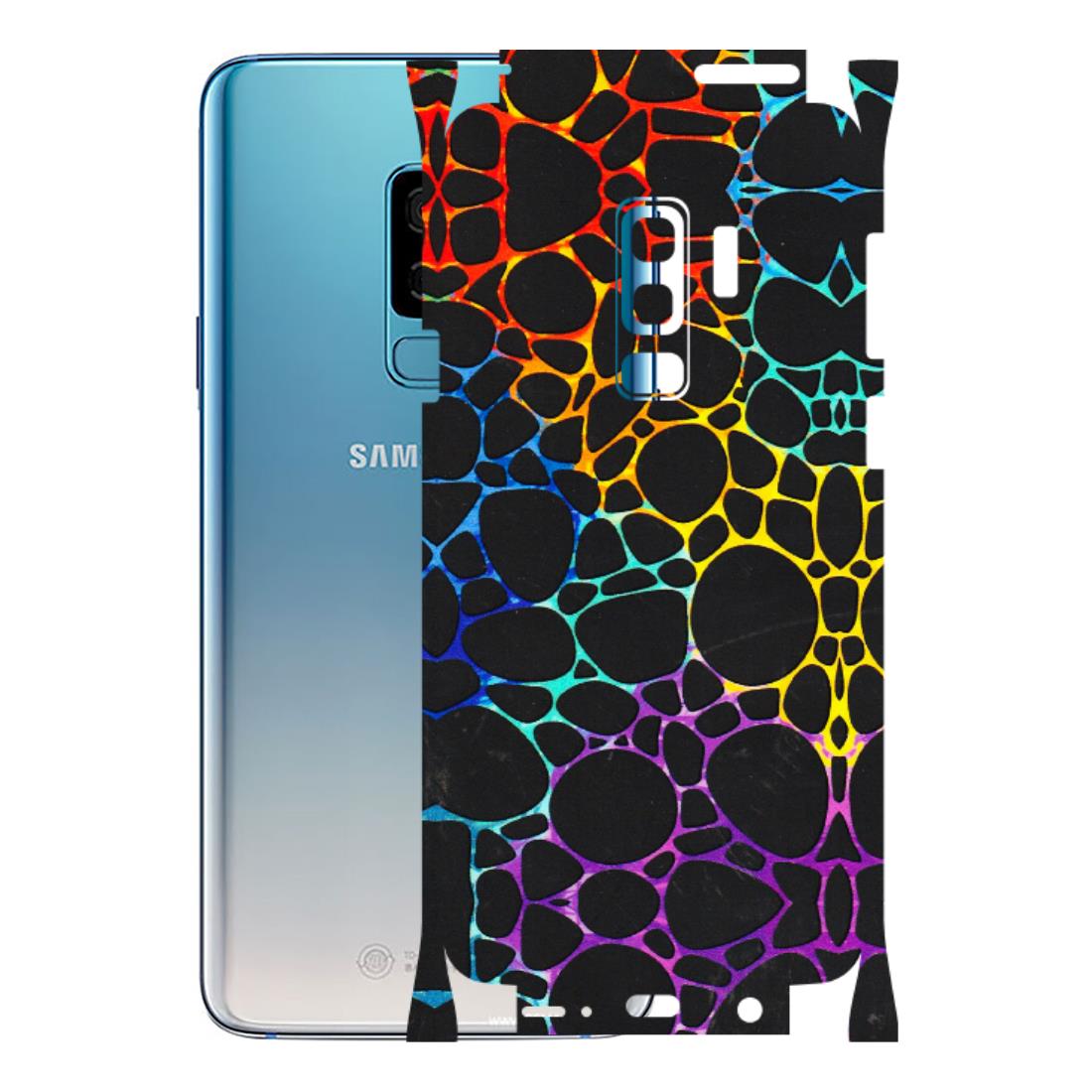 Samsung A/S Series Phone Skins (All Models) - Abstract Art MultiColour - 3D Embossed Finish (L-133) Samsung Galaxy S9 Plus