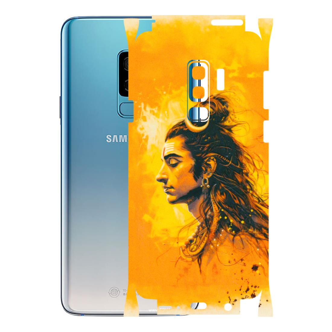 Samsung A/S Series Phone Skins (All Models) - Shiv Shakti - 3D Embossed Finish (L-14) Samsung Galaxy S9 Plus