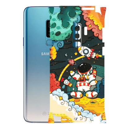 Samsung A/S Series Phone Skins (All Models) - Astronauts & Spaceship - 3D Embossed Finish (L-145) Samsung Galaxy S9 Plus