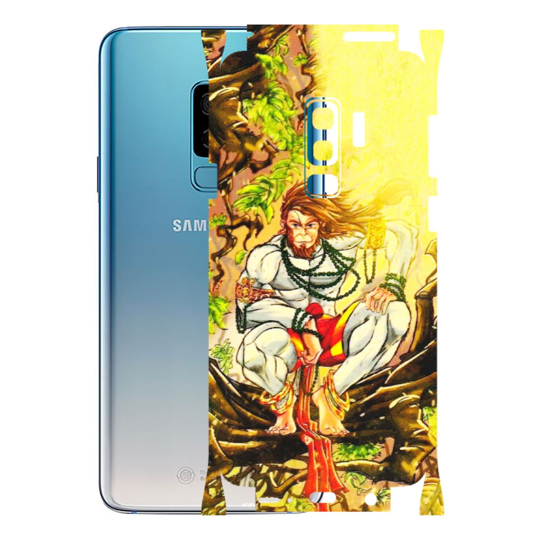 Samsung A/S Series Phone Skins (All Models) - Lord Hanuman - 3D Embossed Finish (L-152) Samsung Galaxy S9 Plus