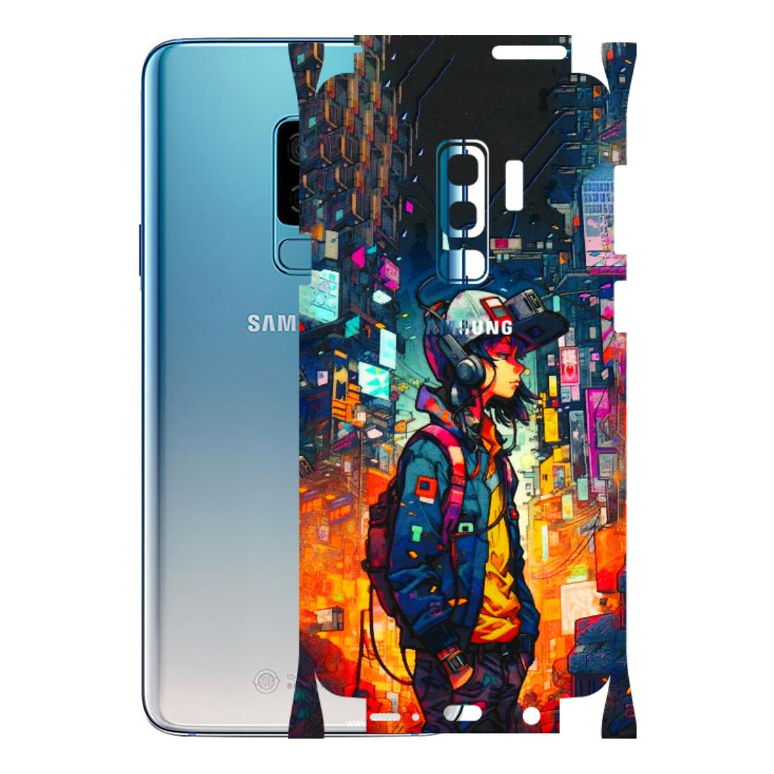 Samsung A/S Series Phone Skins (All Models) - Street Anime Guy - 3D Embossed Finish (L-158) Samsung Galaxy S9 Plus