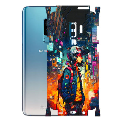 Samsung A/S Series Phone Skins (All Models) - Street Anime Guy - 3D Embossed Finish (L-158) Samsung Galaxy S9 Plus