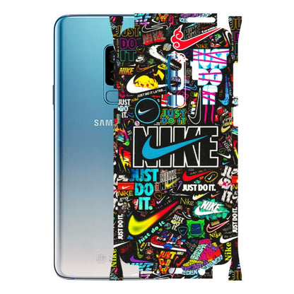 Samsung A/S Series Phone Skins (All Models) - Just Do It Doodles - 3D Embossed Finish (L-166) Samsung Galaxy S9 Plus