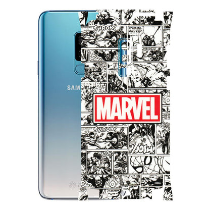 Samsung A/S Series Phone Skins (All Models) - Marvel Comic - 3D Embossed Finish (L-171) Samsung Galaxy S9 Plus
