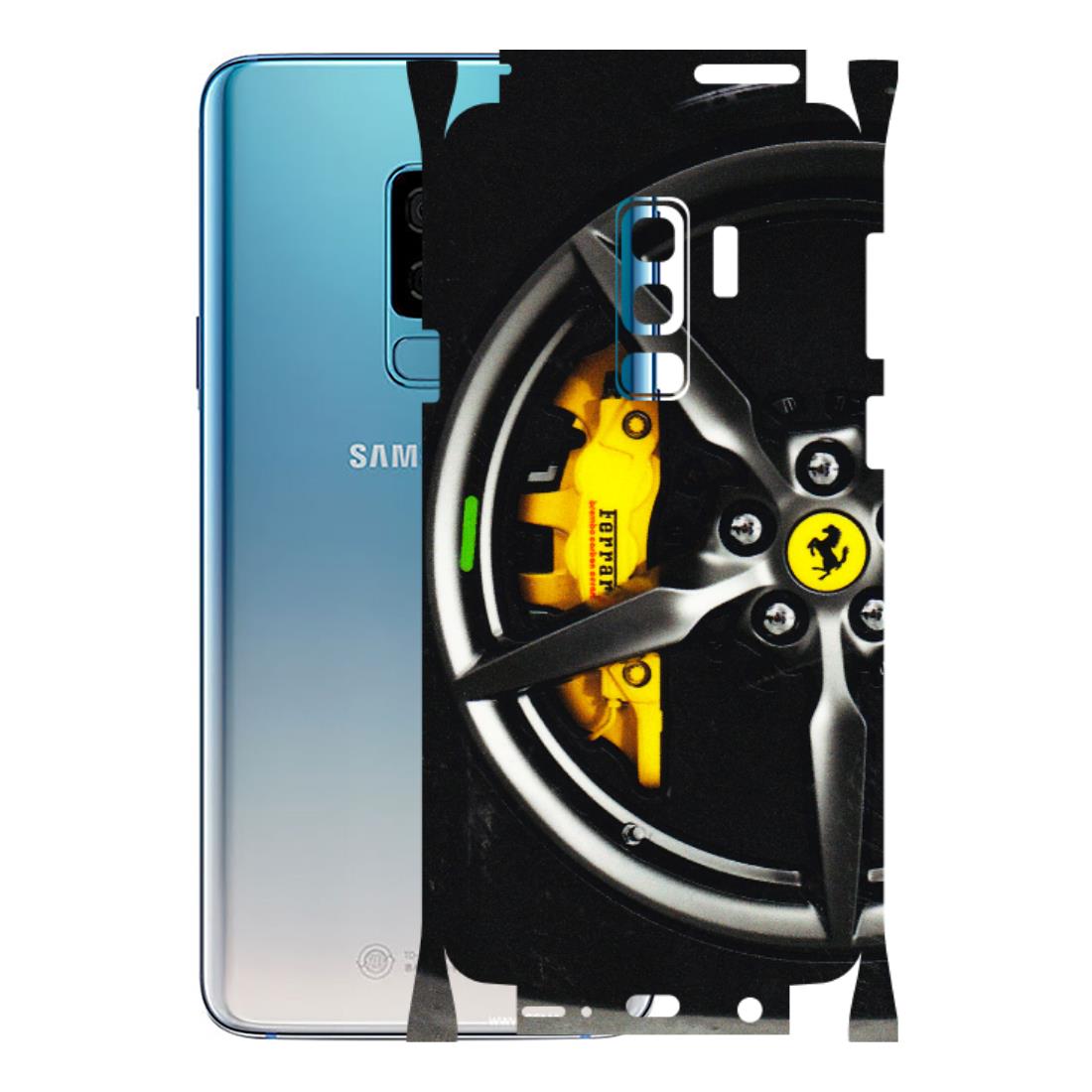 Samsung A/S Series Phone Skins (All Models) - Ferrari Wheel Alloy - 3D Embossed Finish (L-173) Samsung Galaxy S9 Plus