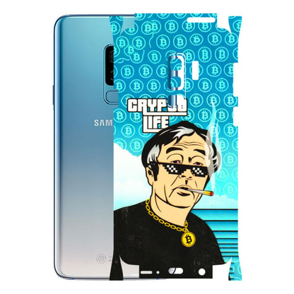 Samsung A/S Series Phone Skins (All Models) - Crypto Thug Life - 3D Embossed Finish (L-179) Samsung Galaxy S9 Plus