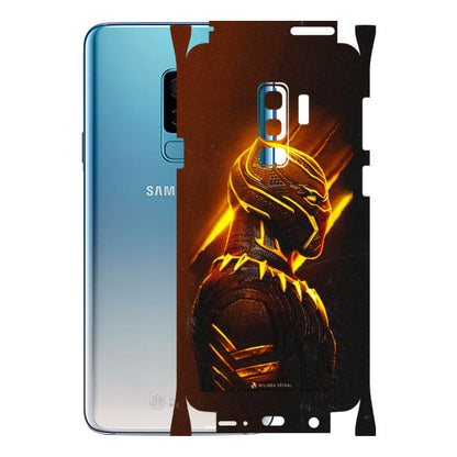 Samsung A/S Series Phone Skins (All Models) - Gold Black Panther - 3D Embossed Finish (L-181) Samsung Galaxy S9 Plus