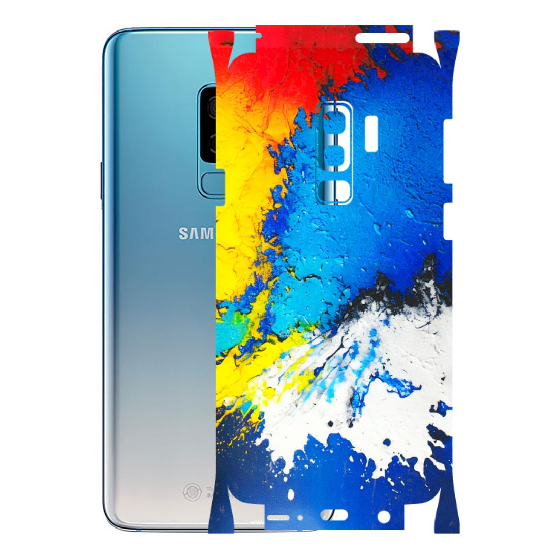 Samsung A/S Series Phone Skins (All Models) - Acrylic Paint Spill - 3D Embossed Finish (L-229) Samsung Galaxy S9 Plus