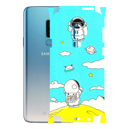 Samsung A/S Series Phone Skins (All Models) - Blue Skies Astro Float - 3D Embossed Finish (L-230) Samsung Galaxy S9 Plus