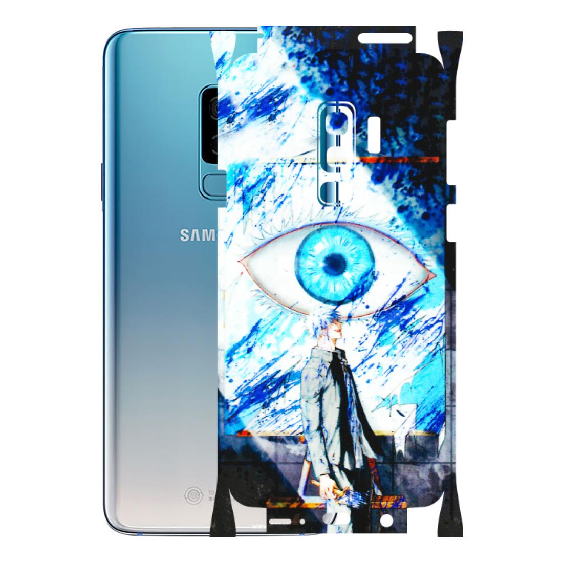 Samsung A/S Series Phone Skins (All Models) - Gojo Satoru evil eye - 3D Embossed Finish (L-239) Samsung Galaxy S9 Plus