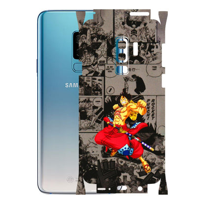 Samsung A/S Series Phone Skins (All Models) - One Piece Rocket Punch Manga - 3D Embossed Finish (L-25) Samsung Galaxy S9 Plus