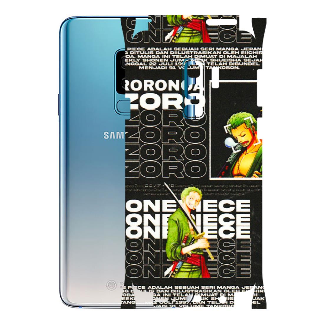 Samsung A/S Series Phone Skins (All Models) - One Piece Zoro - 3D Embossed Finish (L-250) Samsung Galaxy S9 Plus
