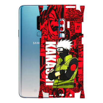 Samsung A/S Series Phone Skins (All Models) - Kakashi Red Anime - 3D Embossed Finish (L-251) Samsung Galaxy S9 Plus