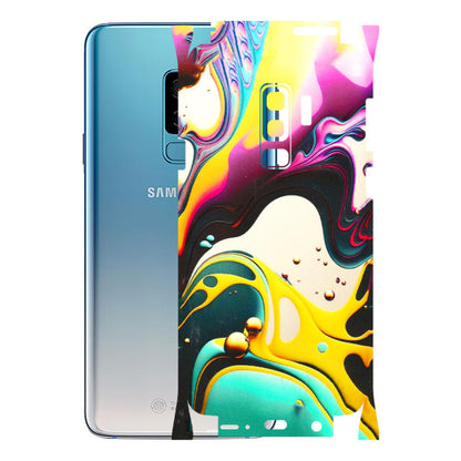 Samsung A/S Series Phone Skins (All Models) - Multicolor Abstract pattern - 3D Embossed Finish (L-254) Samsung Galaxy S9 Plus