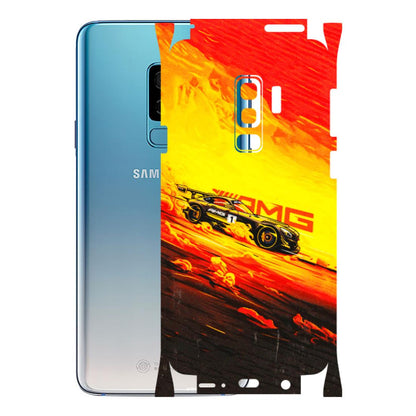 Samsung A/S Series Phone Skins (All Models) - AMG Car Speed Cover - 3D Embossed Finish (L-256) Samsung Galaxy S9 Plus