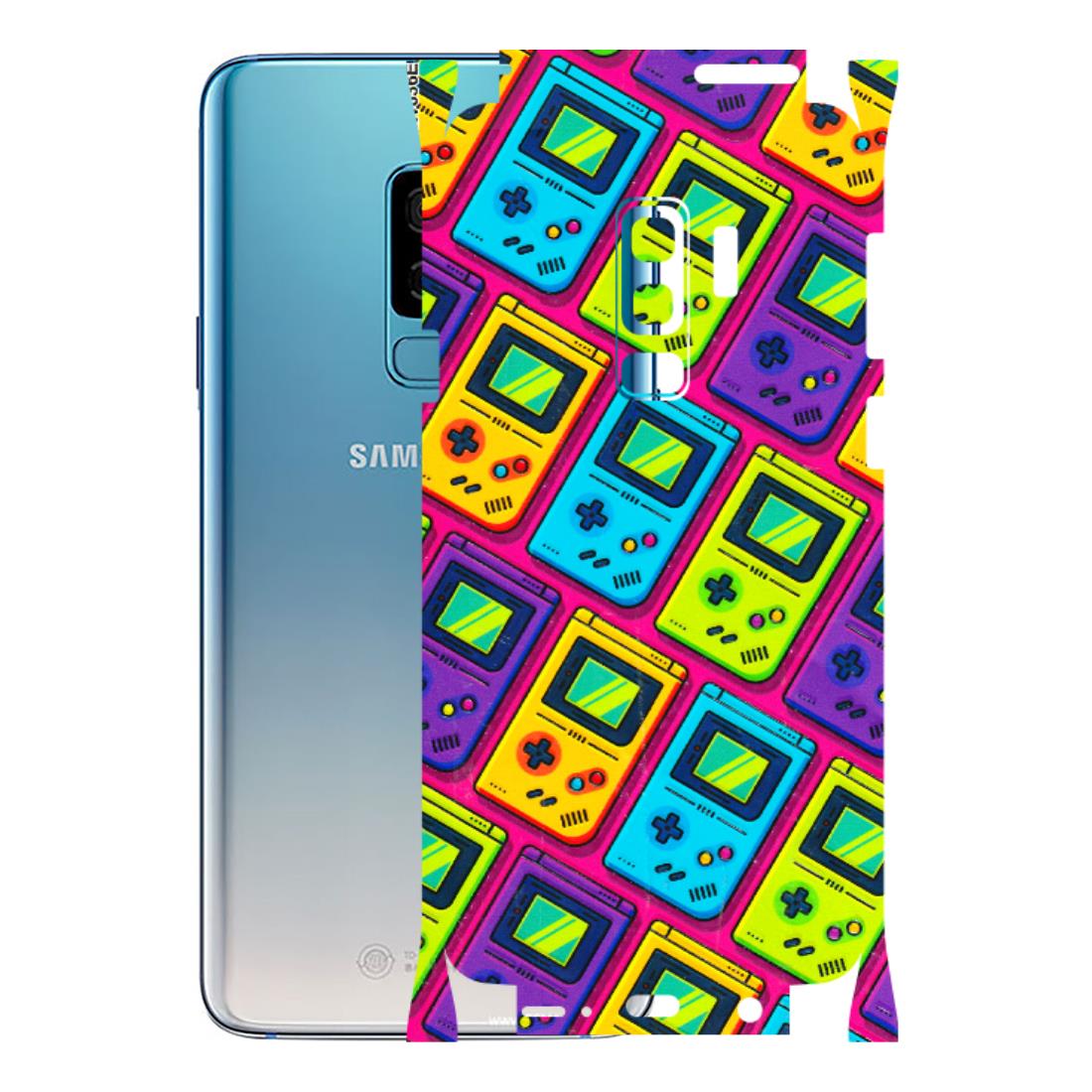Samsung A/S Series Phone Skins (All Models) - Gameboy Colourful - 3D Embossed Finish (L-266) Samsung Galaxy S9 Plus