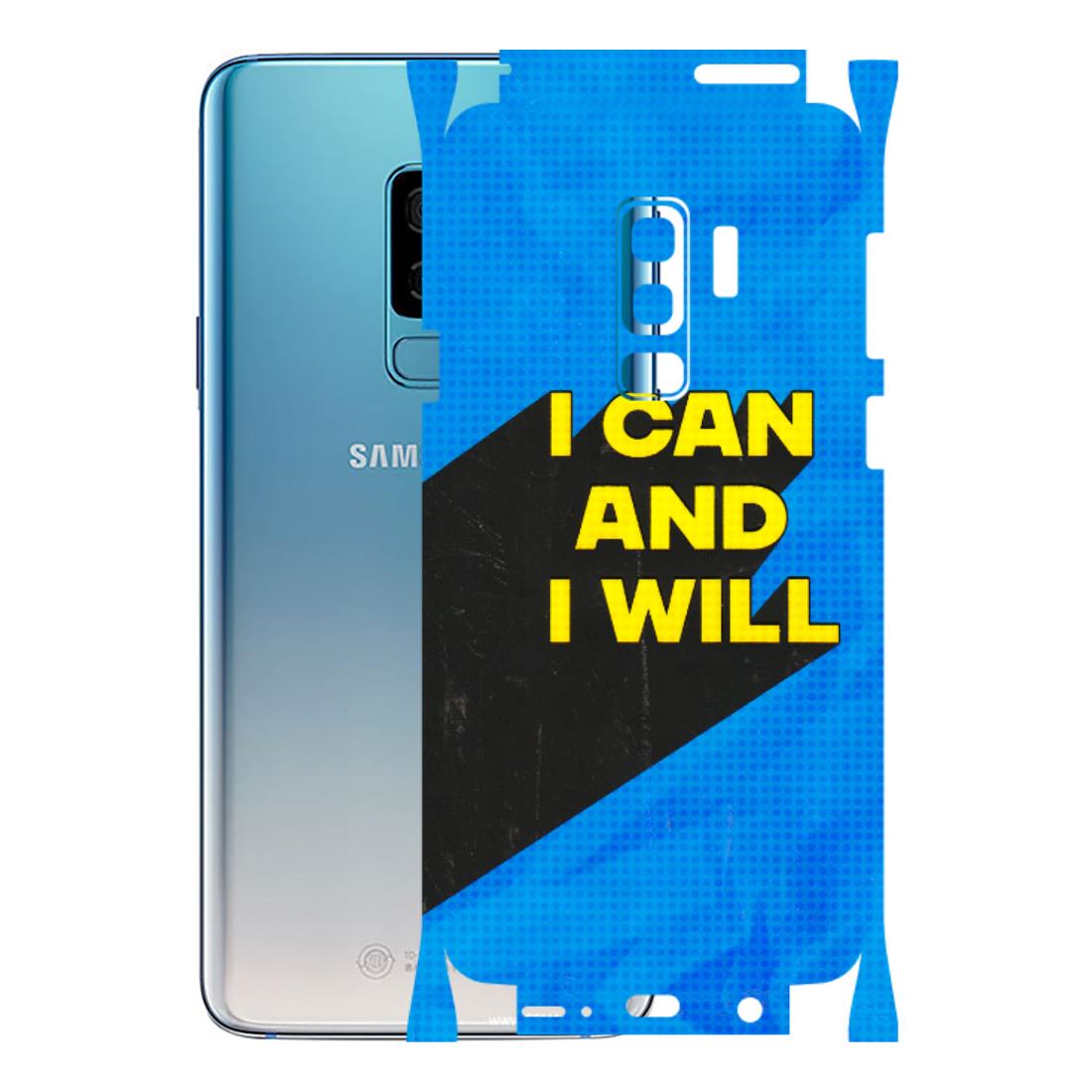 Samsung A/S Series Phone Skins (All Models) - I Can And I Will - 3D Embossed Finish (L-281) Samsung Galaxy S9 Plus