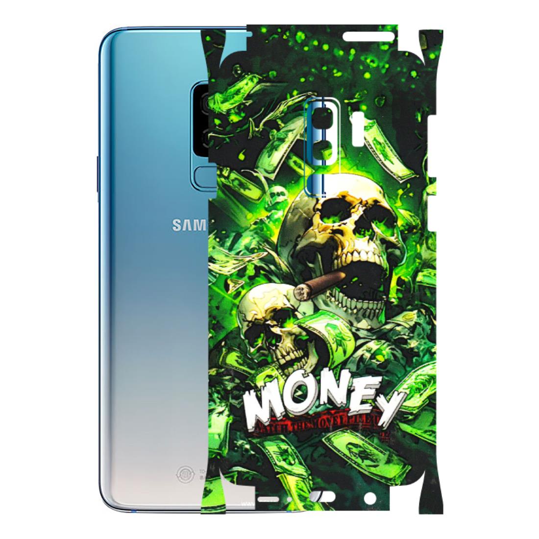 Samsung A/S Series Phone Skins (All Models) - Skull Money - 3D Embossed Finish (L-303) Samsung Galaxy S9 Plus