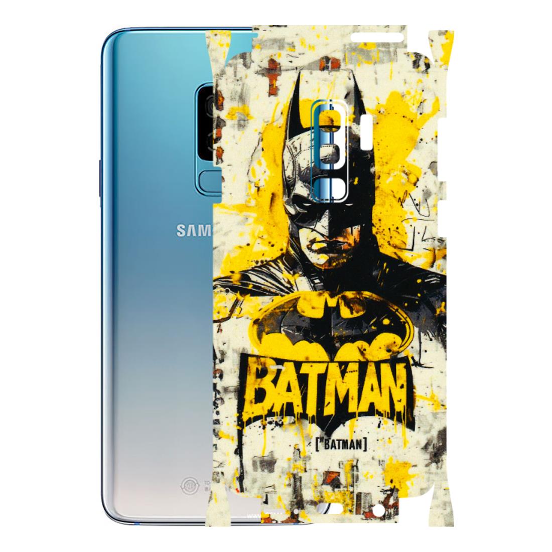 Samsung A/S Series Phone Skins (All Models) - Batman Yellow BT - 3D Embossed Finish (L-304) Samsung Galaxy S9 Plus