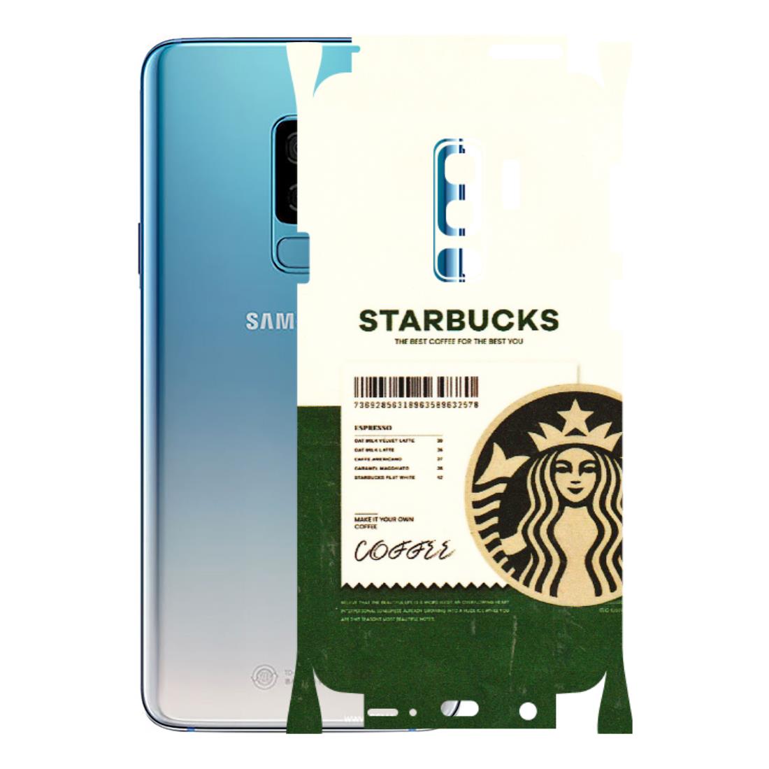 Samsung A/S Series Phone Skins (All Models) - Starbucks Barcode - 3D Embossed Finish (L-308) Samsung Galaxy S9 Plus
