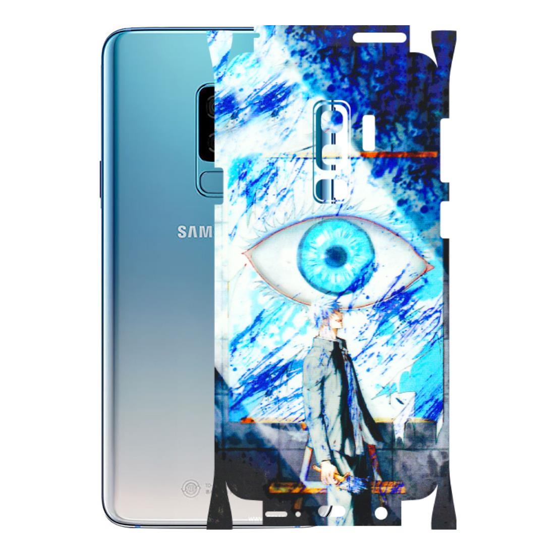 Samsung A/S Series Phone Skins (All Models) - Anime Sea Blue Eye - 3D Embossed Finish (L-318) Samsung Galaxy S9 Plus