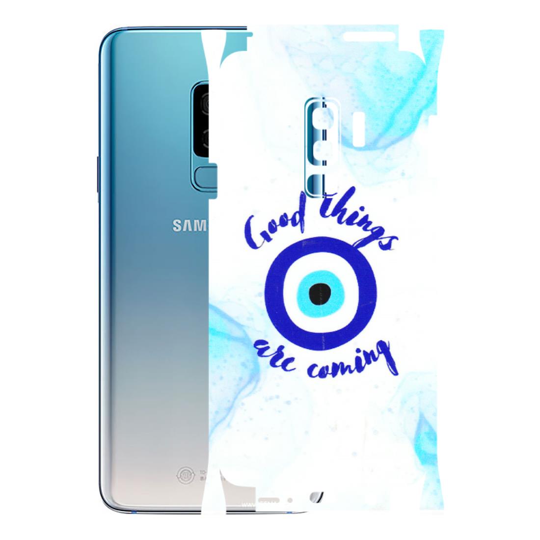 Samsung A/S Series Phone Skins (All Models) - Evil Eye Good Things Are Coming - 3D Embossed Finish (L-322) Samsung Galaxy S9 Plus