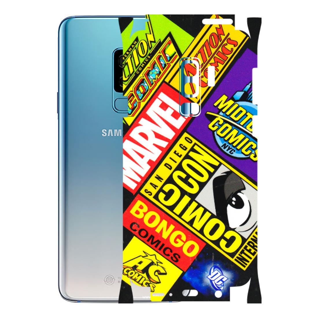 Samsung A/S Series Phone Skins (All Models) - Bongo Comic Con - 3D Embossed Finish (L-325) Samsung Galaxy S9 Plus