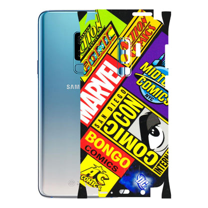 Samsung A/S Series Phone Skins (All Models) - Bongo Comic Con - 3D Embossed Finish (L-325) Samsung Galaxy S9 Plus