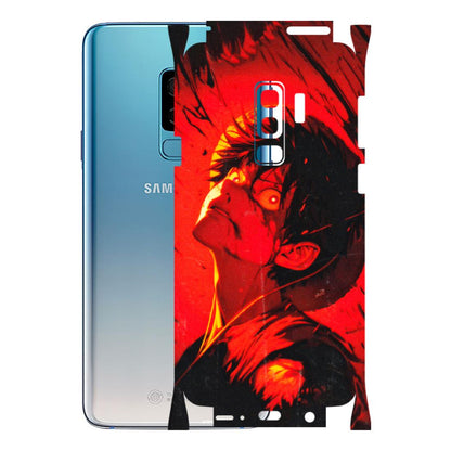 Samsung A/S Series Phone Skins (All Models) - D.Luffy Power Up One Piece Anime - 3D Embossed Finish (L-326) Samsung Galaxy S9 Plus